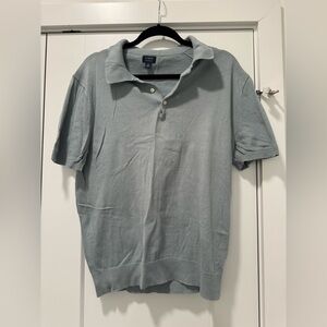 J. Crew Men's Light Gray Polo Shirt